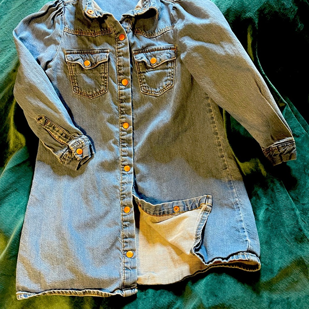 Zara Kids Jean Dress size 7